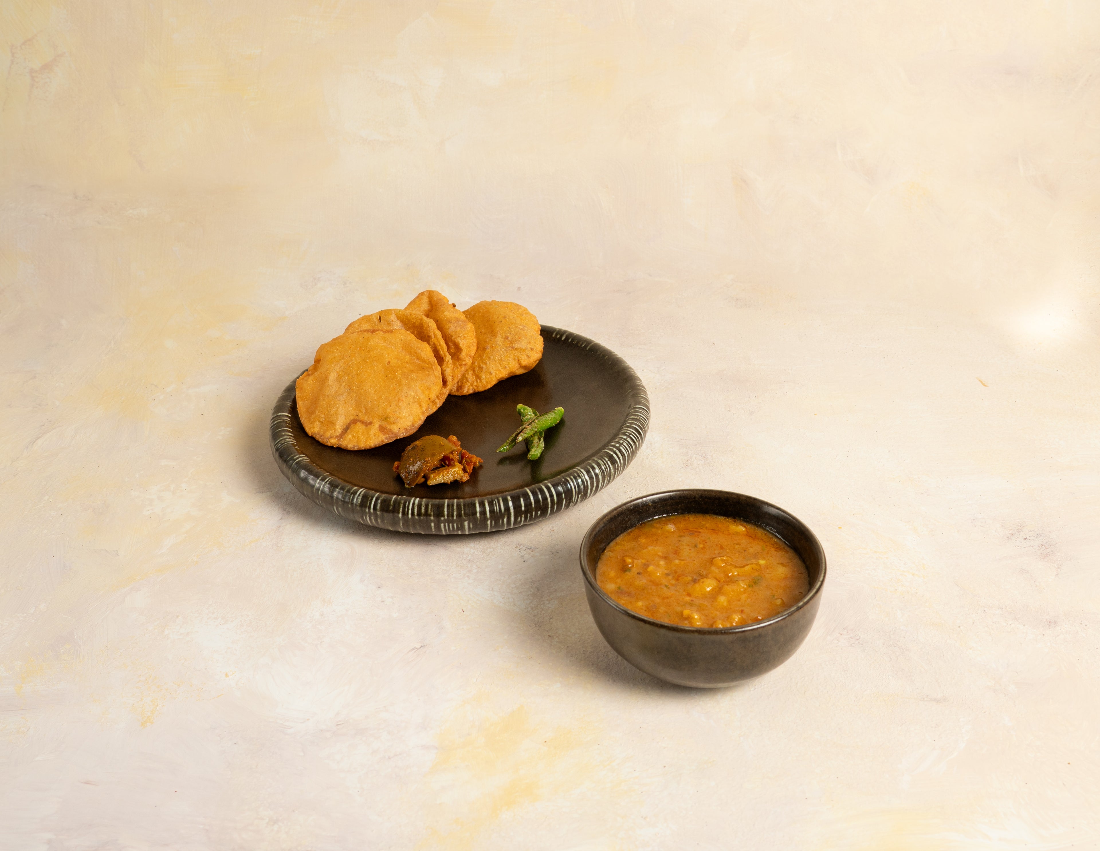 Aloo Bhaji & Bedmi Puri