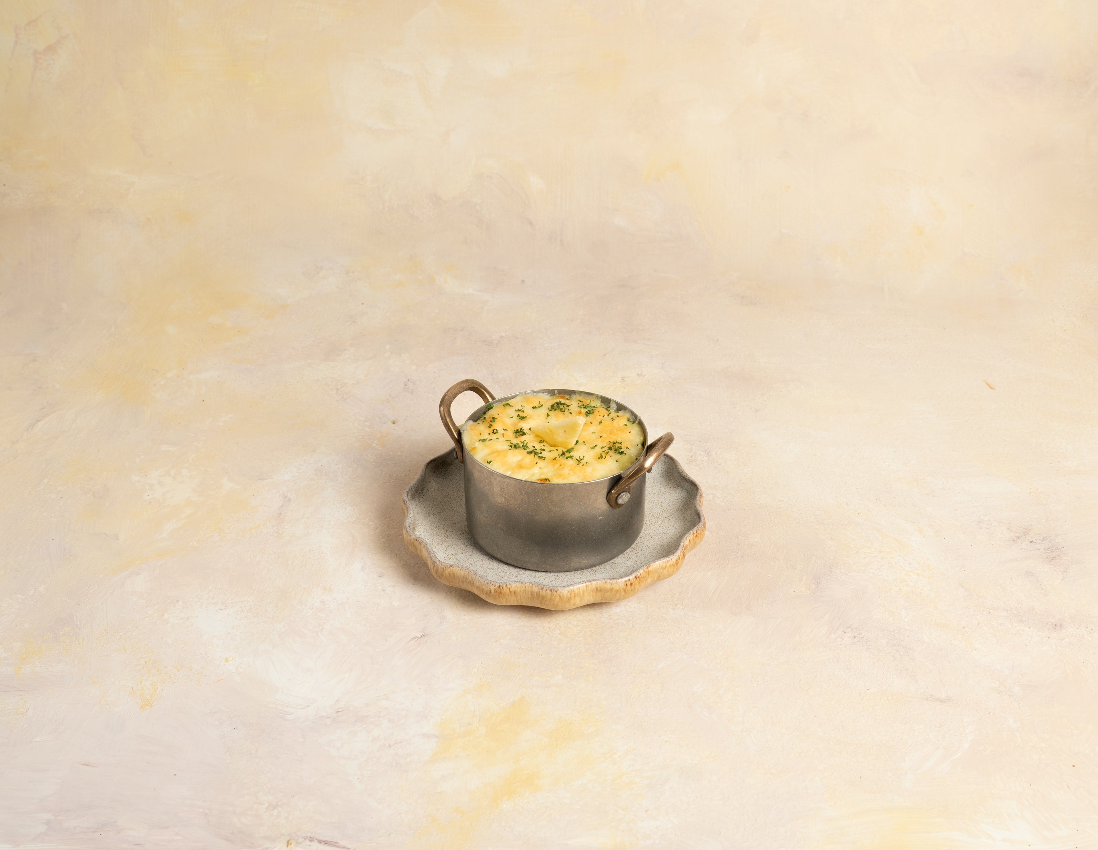 Thecha Parmesan Mashed Potato