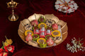 Lotus Tray With Diwali Delights