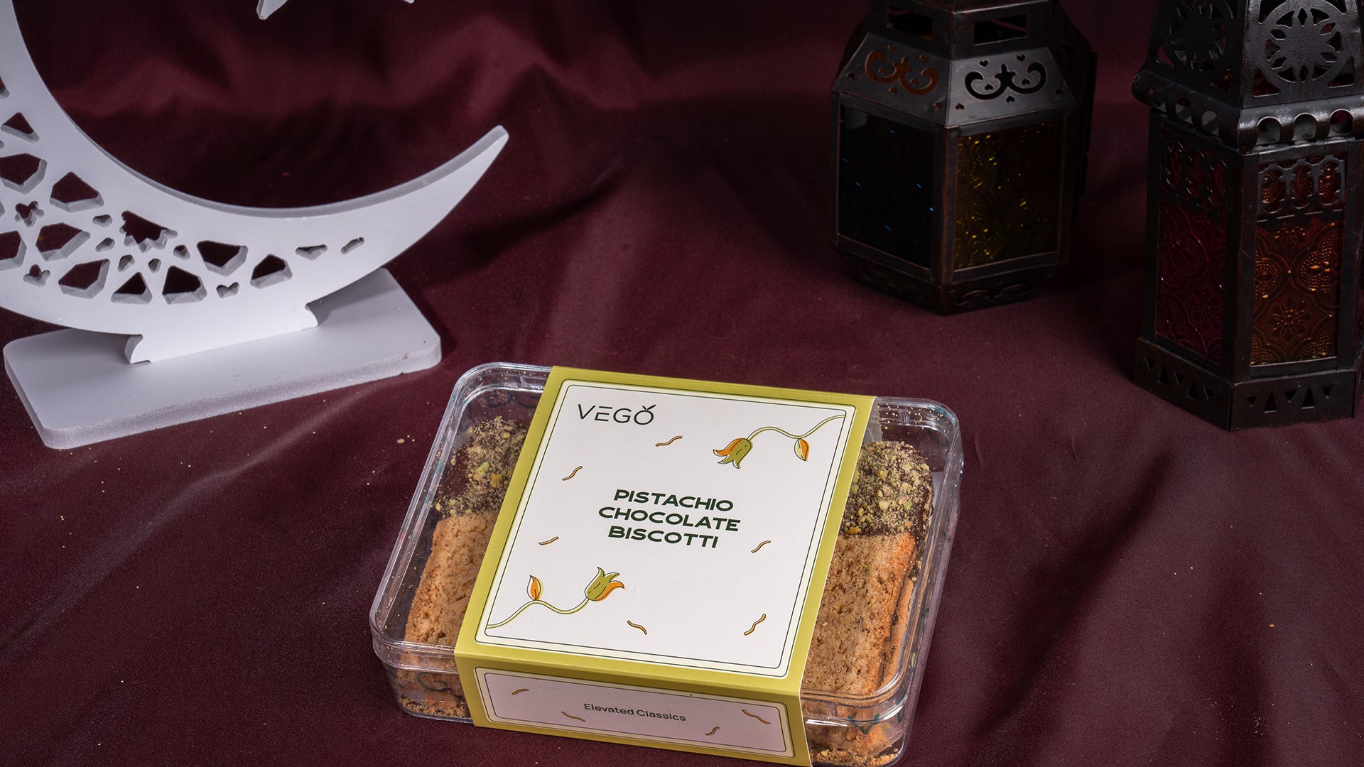 Pistachio Chocolate Biscotti