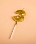 Numeric Candles Gold