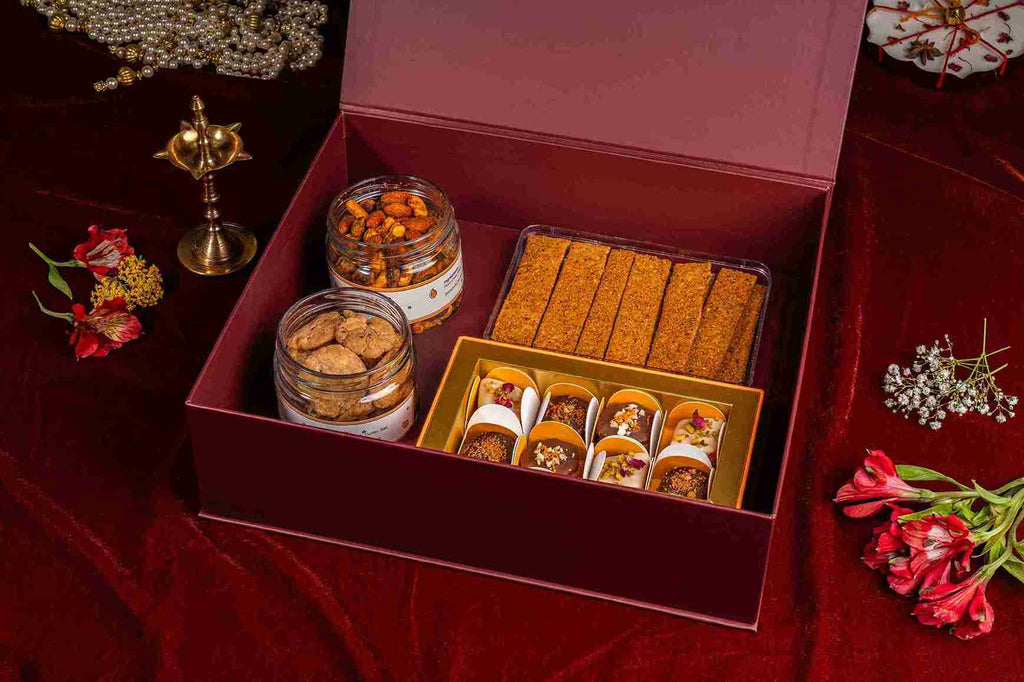 Celebration Box With Biscuit Mithai