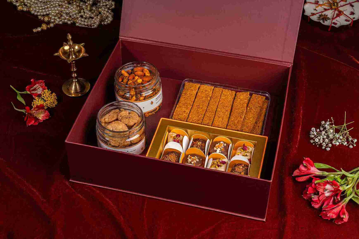 Celebration Box With Biscuit Mithai