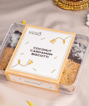 Coconut Cardamom Biscotti